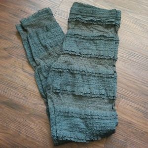 Free People Ruffle lace leggings